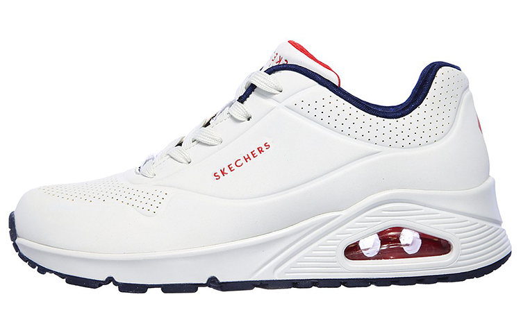 (Women) Skechers Uno-Stand On Air 'White Blue' 73690-WNVR