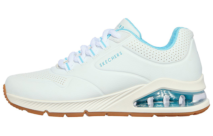 (Women) Skechers Uno 2 '2nd Best - White Blue' 155542-WHT