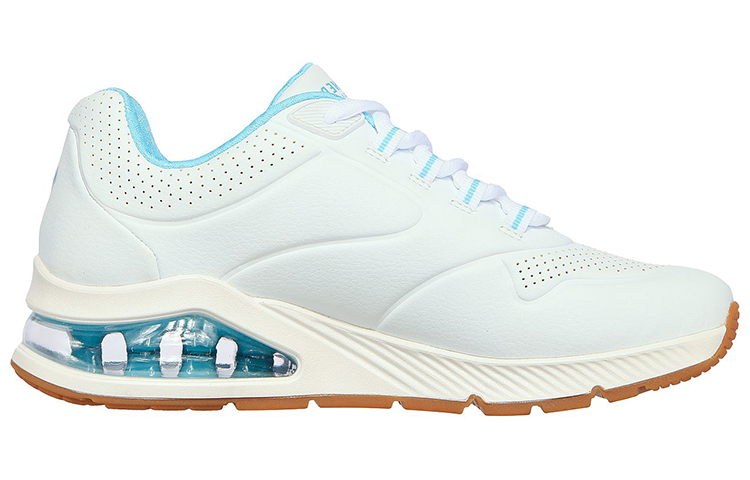 Order Skechers Uno 2 - 第二無與倫比的舒適休閒運動鞋 女款 白藍