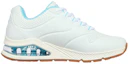 Order Skechers Uno 2 - 第二無與倫比的舒適休閒運動鞋 女款 白藍