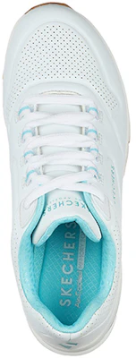 Skechers Uno 2 - 第二無與倫比的舒適休閒運動鞋 女款 白藍 Shop Skechers Uno 2 - 第二無與倫比的舒適休閒運動鞋 女款 白藍