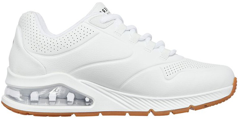 (W) Skechers Uno 2 - 白色休闲运动鞋 Air Around You 155543-WHT Order (W) Skechers Uno 2 - 白色休闲运动鞋 Air Around You 155543-WHT