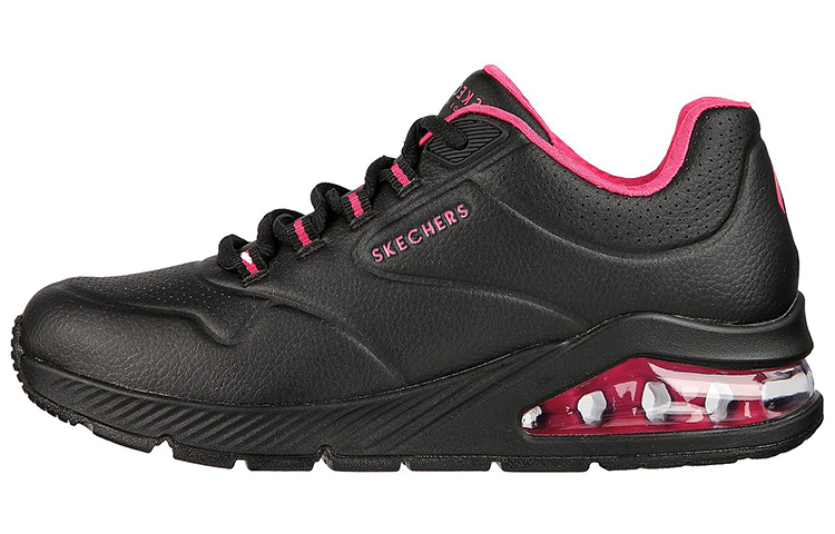 (Women) Skechers Uno 2 'Black Pink' 155542-BBK