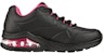 (W) Skechers Uno 2 'Hitam Merah Jambu' 155542-BBK