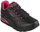 Lookbook (W) Skechers Uno 2 'Hitam Merah Jambu' 155542-BBK