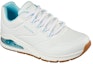 Lookbook (W) Skechers Uno 2 'Ke-2 Terbaik - Putih Biru' 155542-WHT