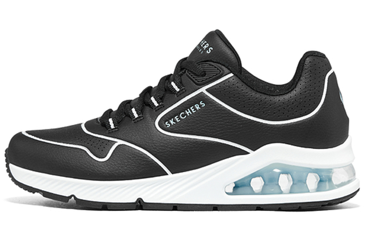 (Women) Skechers Uno 2 Pathway Shoes 'Black White' 155539-BLK