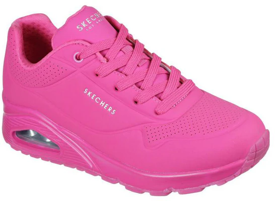 (Women) Skechers Uno 'Barbie Butterfly' 73667-HTPK Shop (Women) Skechers Uno 'Barbie Butterfly' 73667-HTPK