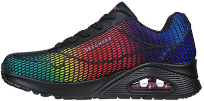 (Women) Skechers Uno 'Eye Catching Black Multicolor' 155131-BBK (Women) Skechers Uno 'Eye Catching Black Multicolor' 155131-BBK