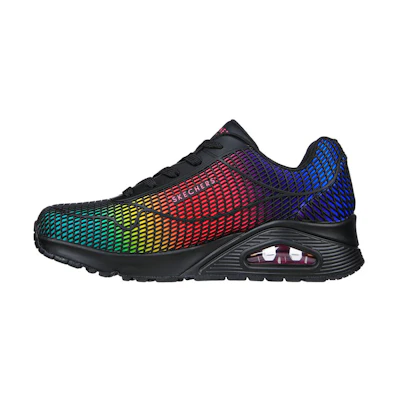 (W) Skechers Uno 'Eye Catching Black Multicolor'