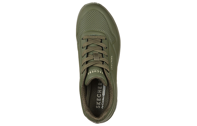 Lookbook (W) 스케쳐스 우노 '그린' (Skechers Uno 'Green') 73690-OLV