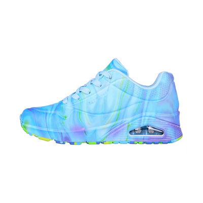 (W) Skechers Uno 'Like Water Blue'