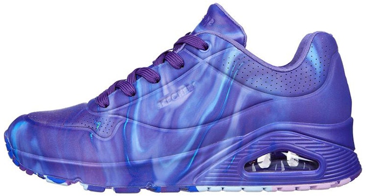 (Women) Skechers Uno 'Like Water Purple' 155137-PRMT Buy (Women) Skechers Uno 'Like Water Purple' 155137-PRMT