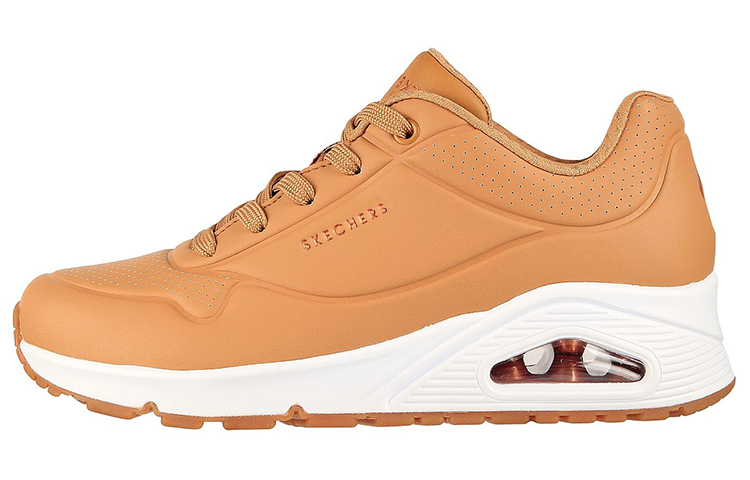 (Women) Skechers Uno 'Lotus Pink' 73690-TAN