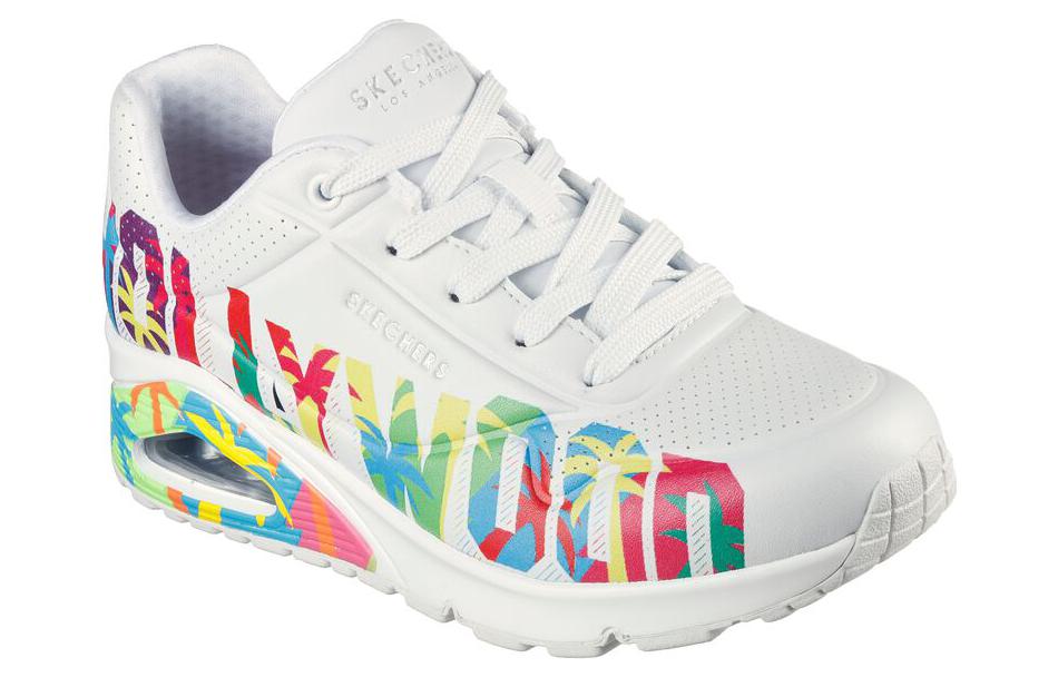 (W) Skechers Uno 'One for Stars White'