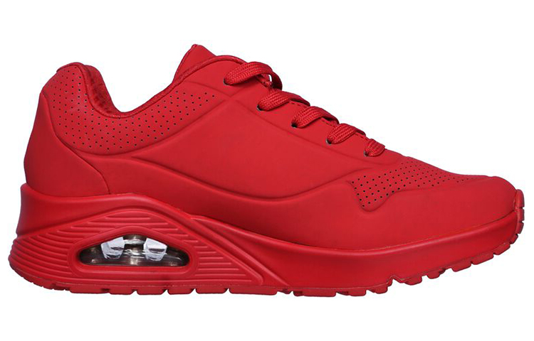 Lookbook Skechers Uno 低幫運動休閒鞋 女款 紅色
