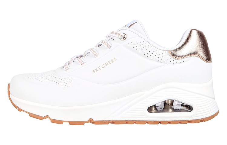 (Women) Skechers Uno 'Shimmer Away - White' 155196-WHT