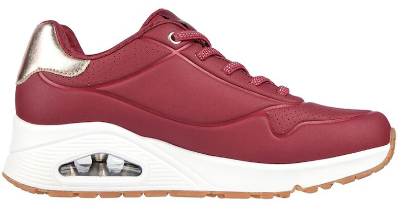 (W) Skechers Uno ''Schimmerndes Rot'' 155196-BURG Order (W) Skechers Uno ''Schimmerndes Rot'' 155196-BURG