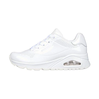 (W) Skechers Uno 'Shiny One White'