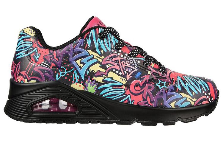 (W) Skechers Uno 'Street Art Black Red' 圖 2