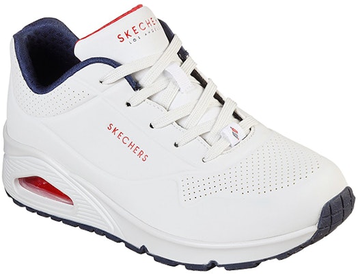 (W) Skechers Uno-Stand On Air 'Putih Biru' 73690-WNVR Lookbook (W) Skechers Uno-Stand On Air 'Putih Biru' 73690-WNVR