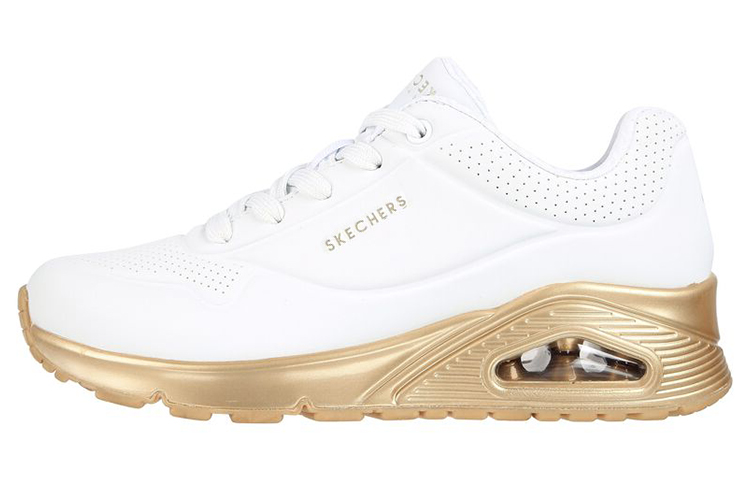 (W) Skechers Uno 'White Low-Top Casual'