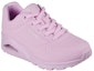 Lookbook (W) Skechers Uno Bright Air 'Lavender' Lelaki & Wanita Kasut Sukan Ungu. 177125-LAV