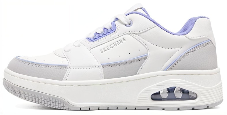 (W) Skechers Uno Court - Sepatu Gaya Berjenjang 'Putih Abu-Abu Biru' 177710-WLV Buy (W) Skechers Uno Court - Sepatu Gaya Berjenjang 'Putih Abu-Abu Biru' 177710-WLV