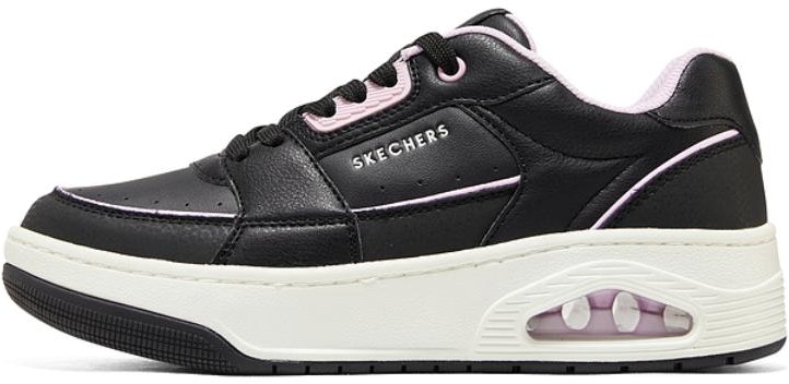 women-skechers-low-top-black-pink-comfort-177710-bklp