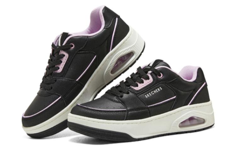 Order (W) Skechers Uno Court - Sepatu Gaya Sport 'Hitam Pink Putih' 177710-BKLP