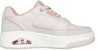 (W) Skechers Uno Court - Kasut Gaya Sukan 'Beige Pink' 177710-NTCL