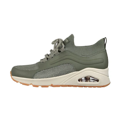 (W) Skechers Uno Low-Top Sneaker 'Catch The Light Green'