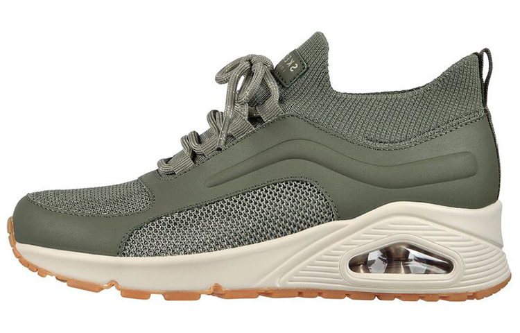 (Women) Skechers Uno Low-Top Sneaker 'Catch The Light Green' 155157-OLV