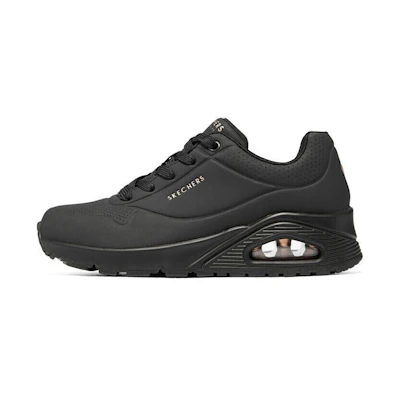 (W) Skechers Uno 'Black'