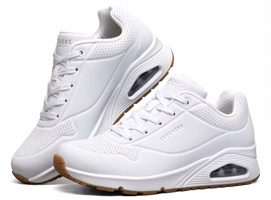 (Women) Skechers Uno Stand On Air 'White' 73690-WHT Shop (Women) Skechers Uno Stand On Air 'White' 73690-WHT