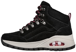 (Women) Skechers Uno Rugged 'Black Fashion Strap' 155220-BLK (Women) Skechers Uno Rugged 'Black Fashion Strap' 155220-BLK