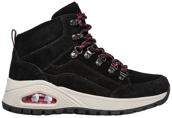 (W) Skechers Uno Rugged 'Tali Fesyen Hitam' 155220-BLK Order (W) Skechers Uno Rugged 'Tali Fesyen Hitam' 155220-BLK