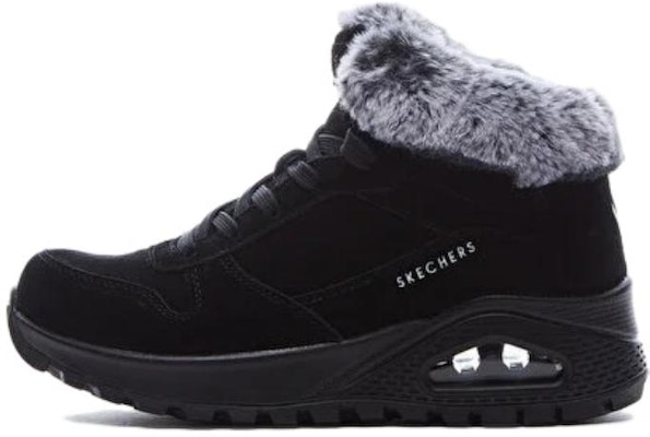 (W) Skechers Uno Rugged 'Black Velvet' Hitam Beludru 167433-BLK Buy (W) Skechers Uno Rugged 'Black Velvet' Hitam Beludru 167433-BLK