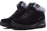 Lookbook (W) Skechers Uno Rugged 'Black Velvet' Hitam Beludru 167433-BLK