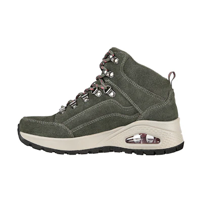 (W) Skechers Uno Rugged 'Grass Green Straps'
