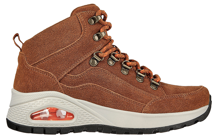 Order (Women) Skechers Uno Rugged 'Orange Yellow Straps' 155220-CSNT