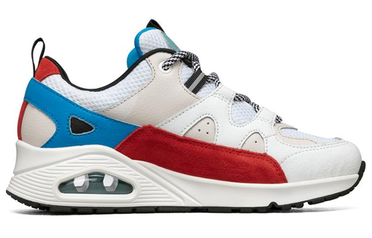 (W) Skechers Uno Running Shoes White/Red/Blue 圖 2