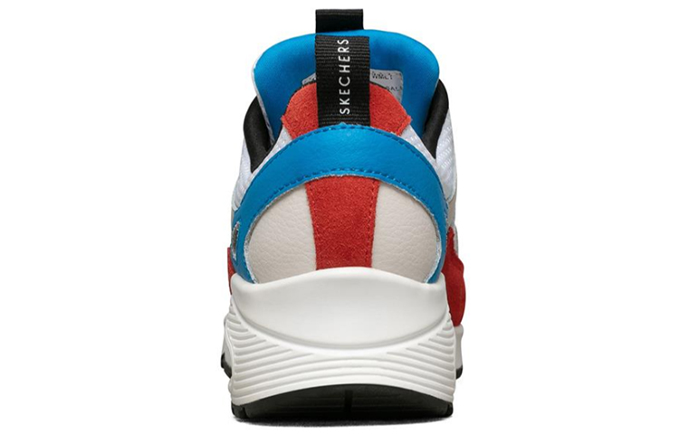 (W) Skechers Uno Running Shoes White/Red/Blue 圖 4