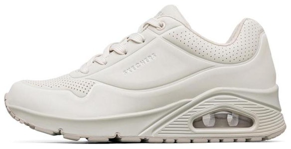 Skechers Uno 減震防滑 低幫 運動休閒鞋 女款 乳白色 Buy Skechers Uno 減震防滑 低幫 運動休閒鞋 女款 乳白色