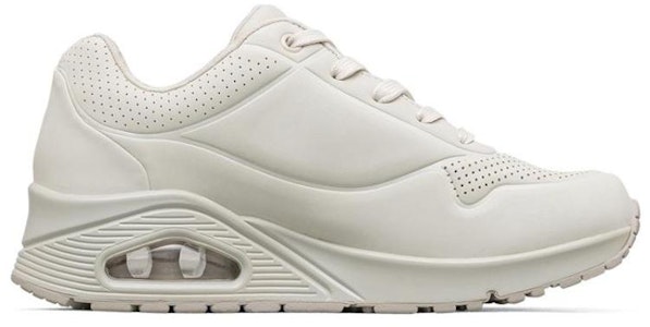 Skechers Uno 減震防滑 低幫 運動休閒鞋 女款 乳白色 Order Skechers Uno 減震防滑 低幫 運動休閒鞋 女款 乳白色