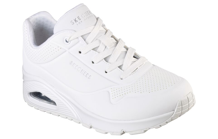 Lookbook (W) 스케쳐스 우노 스탠드 온 에어 '화이트' (Skechers Uno Stand on Air '화이트') 73690-W