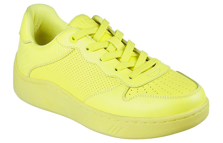 Lookbook (W) Skechers Upbeats Bright Court 'Yellow Fashion’ Sepatu Wanita Kuning 155604-NYEL