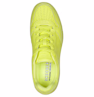 Shop Skechers Upbeats-明亮球場 休閒時尚板鞋 女式 黃色