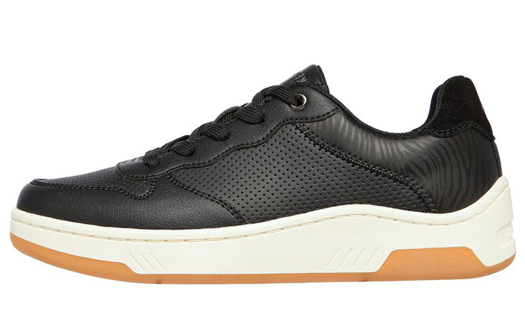 (Women) Skechers Upbeats 'Subtle Stripes Black' 155597-BLK