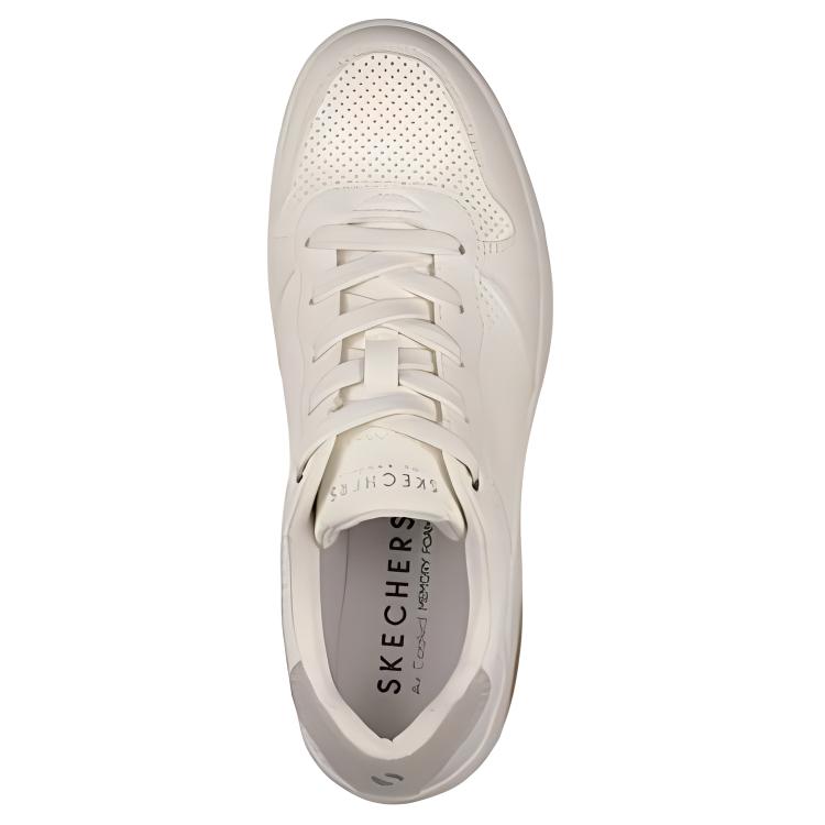 Shop (W) Skechers Upbeats ''Subtle Stripes Wit'' 155597-WHT